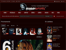 Tablet Screenshot of abandomoviez.net